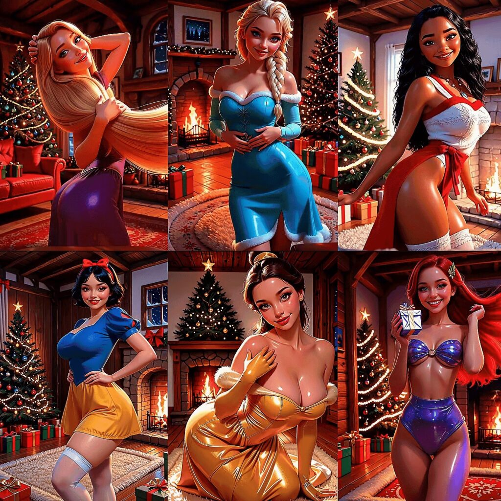 Disney Princesses Christmas