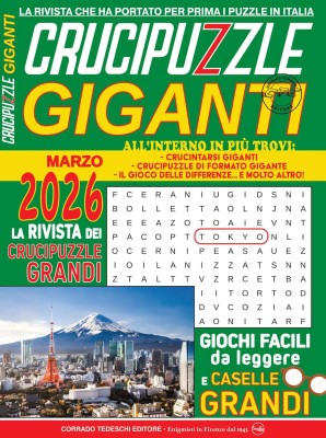 Crucipuzzle Giganti N.55 - Marzo 2026