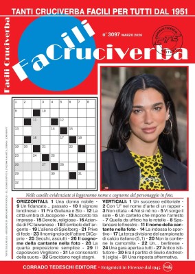 Facili Cruciverba N.3097 - Marzo 2026
