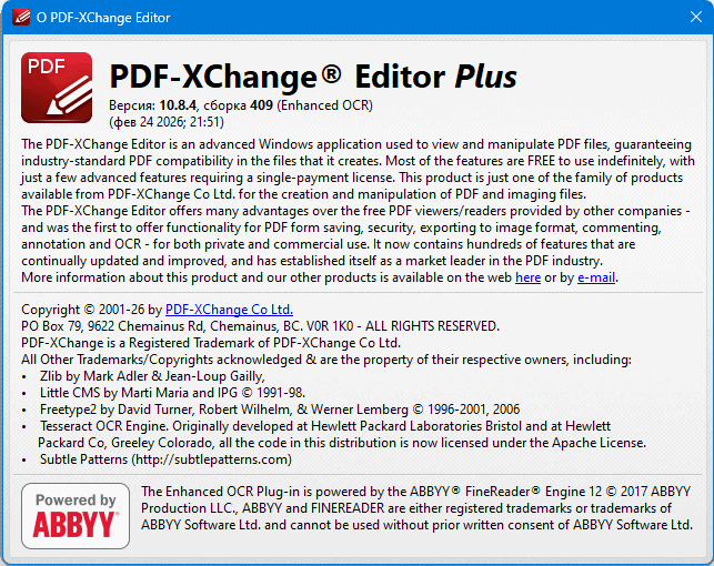 PDF-XChange Pro 10.8.4.409
