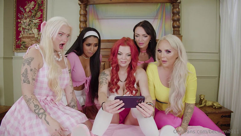 Rebecca Goodwin  Beckymil911  Rebecca Goodwin Yasmina Khan Lowri Rose Candie Dixon Louise Lee  Barbies Creamhouse (Onlyfans) SD 576p