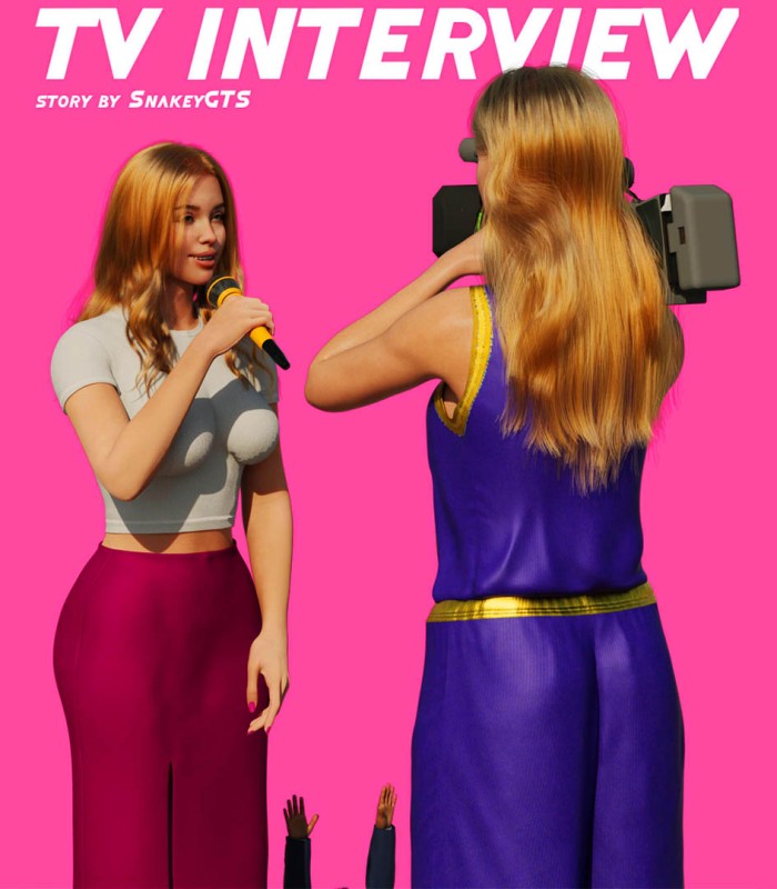 SnakeyGTS - TV Interview 3D Porn Comic