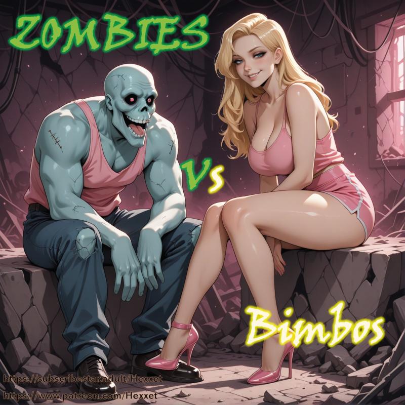 HexxetVal - Zombies vs. Bimbos AI Porn