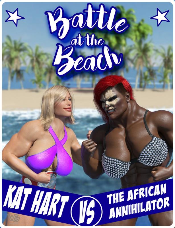 WeirdGrafx - Kat Hart VS African Annihilator 3D Porn Comic
