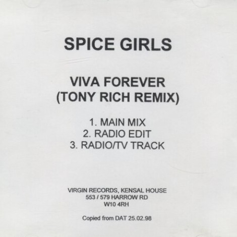 Spice Girls - Viva Forever [UK Promo CD-R 4] (1998) mp3