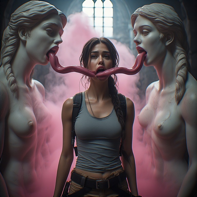 Narkos50 - LARA STATUES Part 1 AI Porn