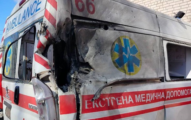 На Николаевщине враг атаковал бригаду скорой помощи