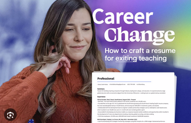Career Change For Educators And Creatives: Résumé Rewrite
