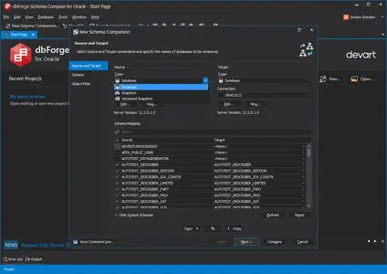 Devart dbForge Schema Compare for Oracle 2025.3.107