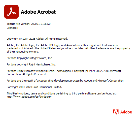 Adobe Acrobat Pro DC 2025.001.21265 + Portable
