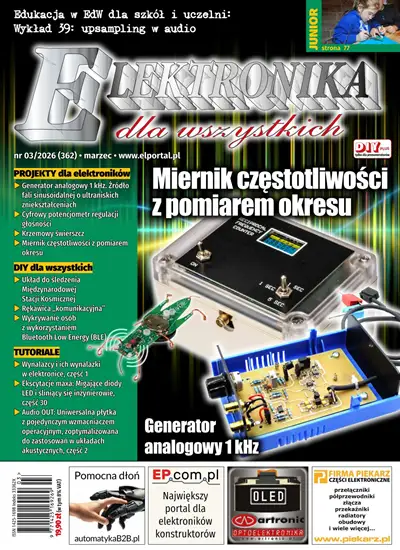 Elektronika Dla Wszystkich Nr 3 (362) Marzec 2026