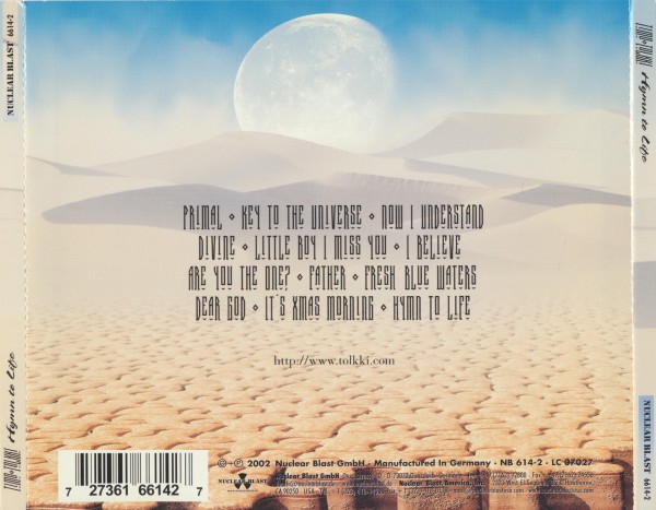 Timo Tolkki - Hymn To Life (2002) (Lossless + 320)