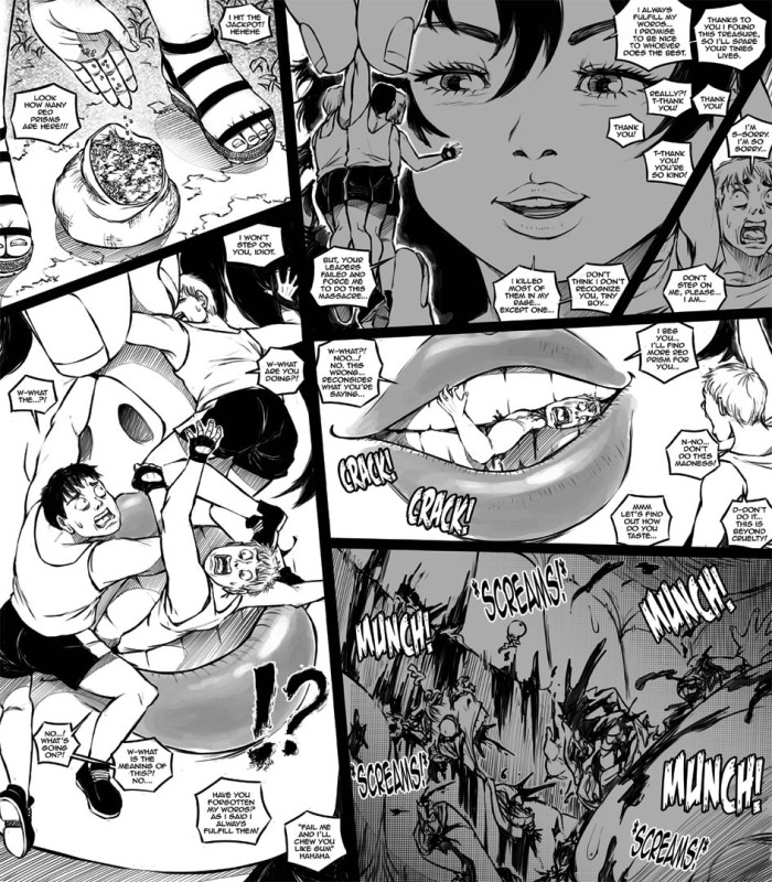 SWGTS - Giantess Boarding School: The Forest Camp Porn Comics