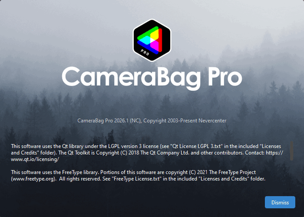 Nevercenter CameraBag Pro 2026.1
