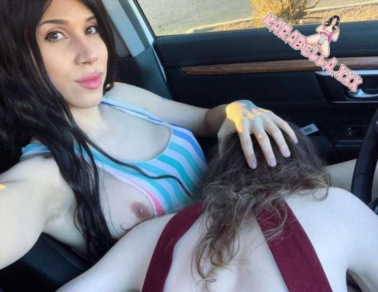 Karabella- Car Ride CreamPie - 1080p