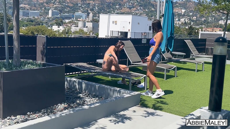 Hailey Rose  AbbieMaley   Wild POV Threesome With Fit Slut Abbie And Her Busty Friend (Onlyfans) FullHD 1080p