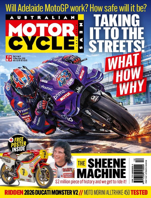 Australian Motorcycle News - Volume 75 Issue 12, 16 March 2026