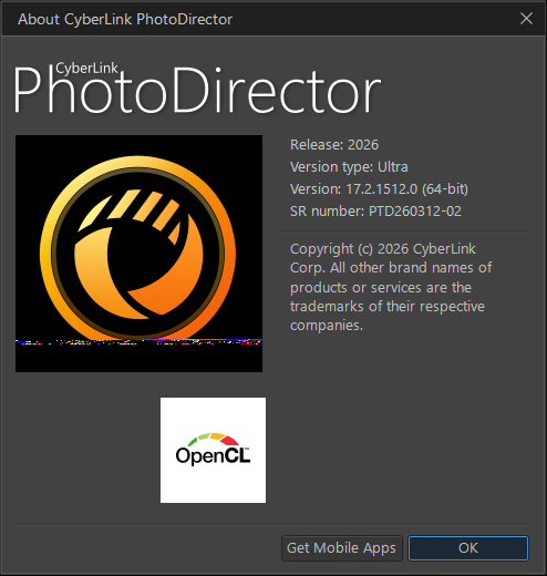 CyberLink PhotoDirector Ultra 2026 v17.2.1512.0