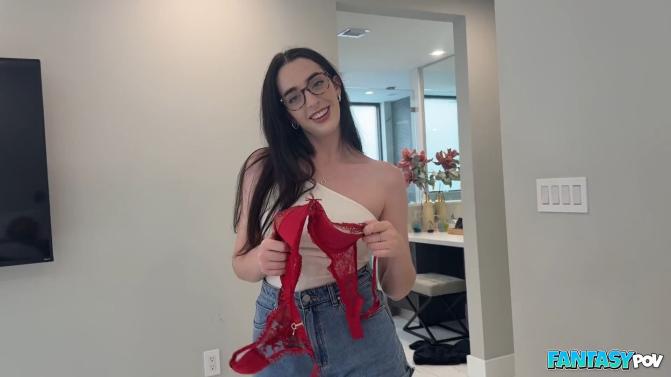 Violet Grey - Foreign Stepsister Has A Date and Wants Stepbro's Opinion [FullHD 1080p]