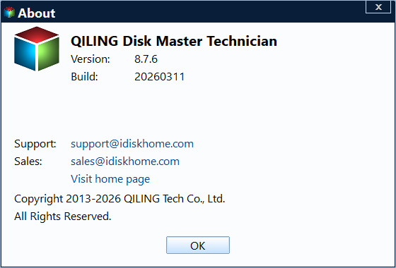 QILING Disk Master Pro / Server / Technician 8.7.6