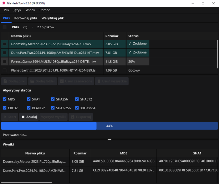 File Hash Tool v2.2.0 (x64) MUTLi-PL