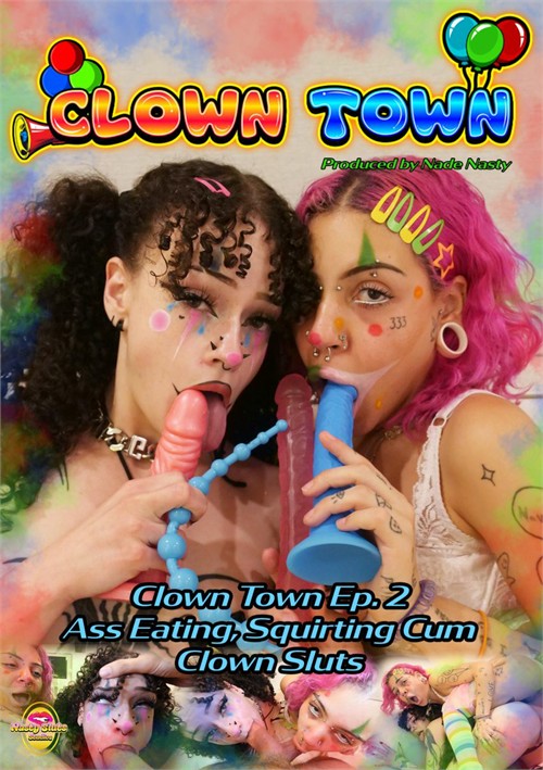 Clown Town Ep. 2 Ass Eating, Squirting Cum Clown Sluts