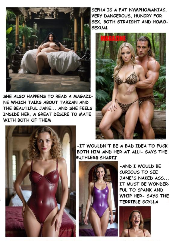 Jane the Queen of the Jungle - The crew of Sepha AI Porn