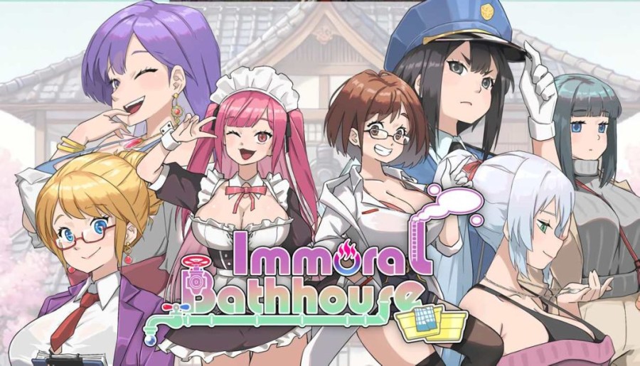 LewdLoco, Butter Cat Studio - Immoral-Bathhouse Ver.1.0 Final Steam