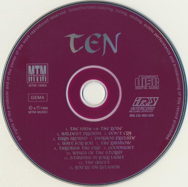 Ten - The Name Of The Rose (1996) (Lossless + mp3)
