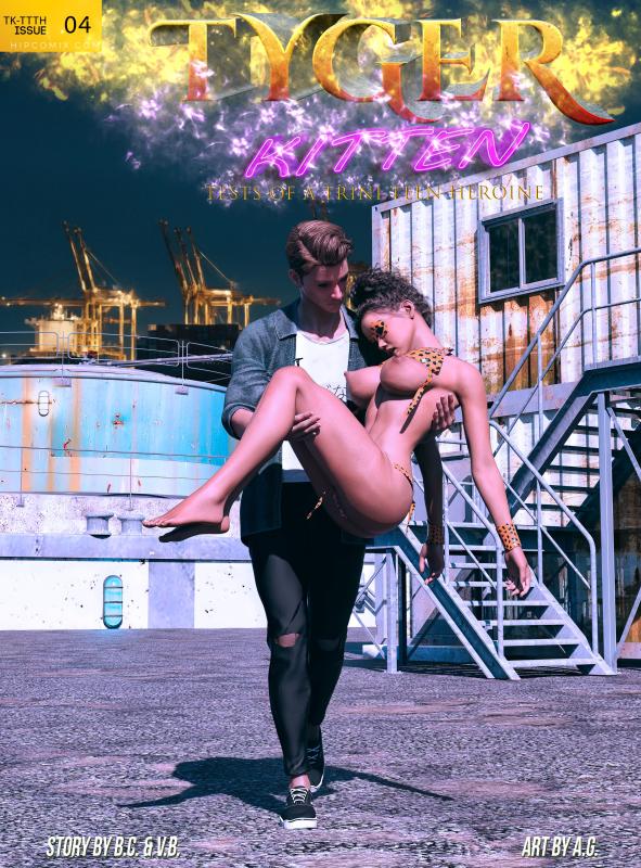 AG - Tiger Kitten - Tests Of A Trini Teen Heroine 4 3D Porn Comic