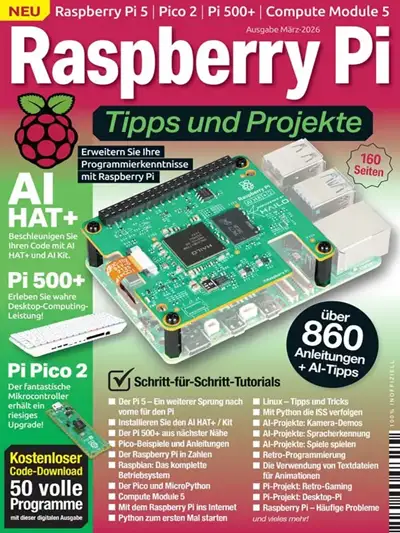 Raspberry Pi Tipps und Projekte - März 2026