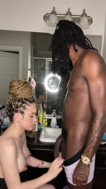 Snowbunny Sucking a BBC Talktomenasty69 (Onlyfans) SD 1920p