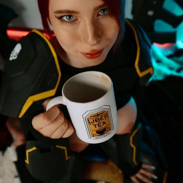 Helldivers Little Democracy In a Cup Of Liber Tea  MollyRedWolf MollyRedWolf (Onlyfans) FullHD 1080p