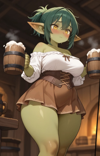 Jojoyzu - I'm a fat bastard who reincarnated as a THICC goblin girl v0.1 Demo Adult Game