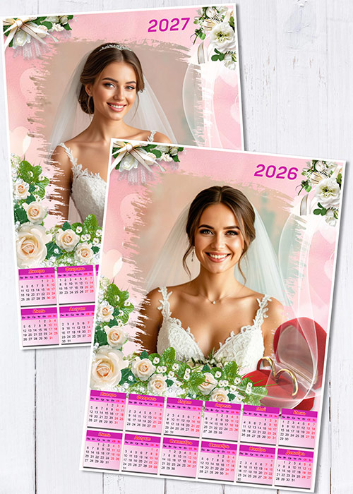 Свадебный календарь на 2026 (2027) год - Свадебные розы Свадебный календарь на 2026 (2027) год - Свадебные розы