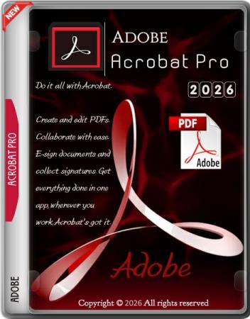 постер к Adobe Acrobat Pro 2026.001.21346 RePack by KpoJIuK (MULTi/RUS)
