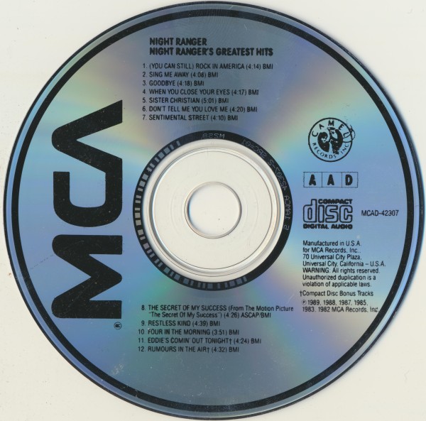 Night Ranger - Greatest Hits (1989) (Lossless + mp3)