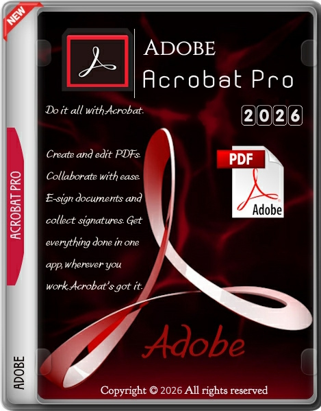 Adobe Acrobat Pro 2026.001.21346 RePack by KpoJIuK (MULTi/RUS)