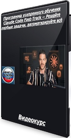 постер к Программа ускоренного обучения Claude Code Fast-Track — Решайте любые задачи, автоматизируйте всё (2026) Видеокурс