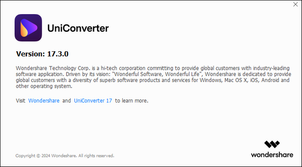 Wondershare UniConverter 17.3.0.531