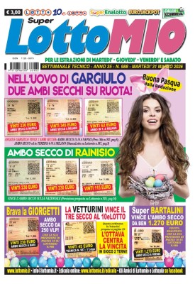 Lottomio di Martedi N.988 -  31 Marzo 2026