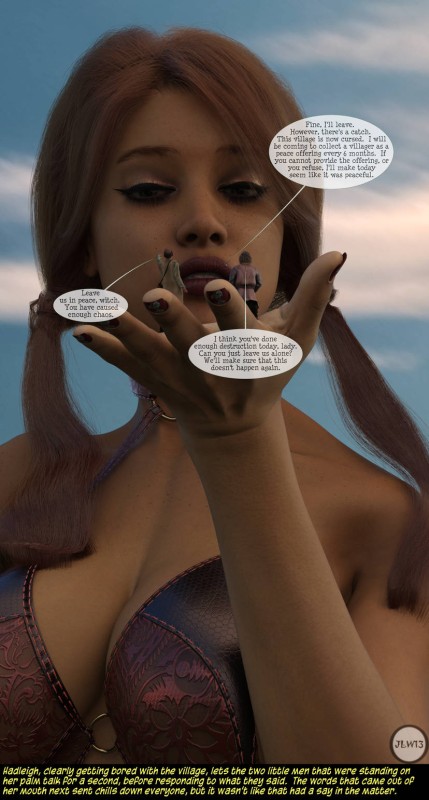 Giantess-JLW13 - Curse Of The Witch 3D Porn Comic