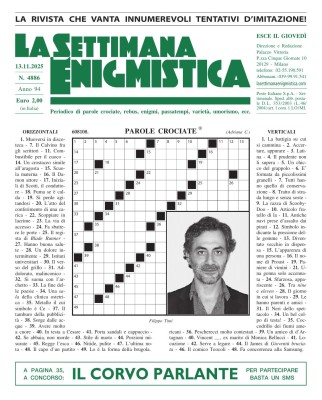 La Settimana Enigmistica N.4886 - 13 Novembre 2025