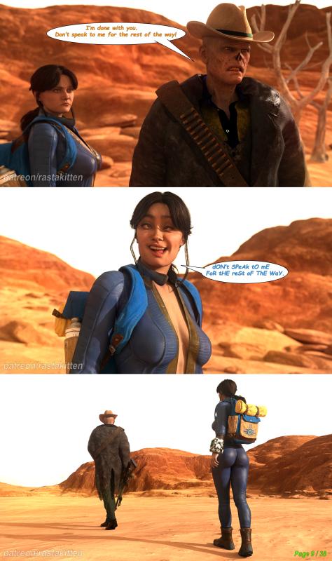 Rastakitten - Lucy MacLean - Going Ghoul (Fallout) 3D Porn Comic