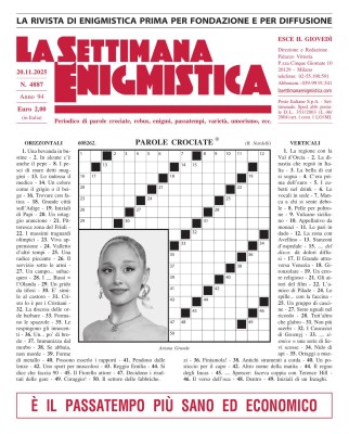 La Settimana Enigmistica N.4887 - 20 Novembre 2025