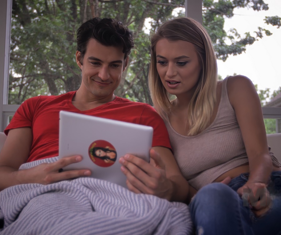 Natalia Starr Watching Porn With My Girlfriend And After Fuck With Her