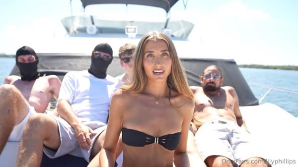 Lily Phillips - Gangbang in a boat [SD 480p]