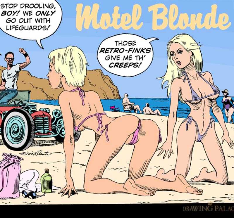 Drawingpalace - Silvio Dante - Motel Blonde Porn Comics