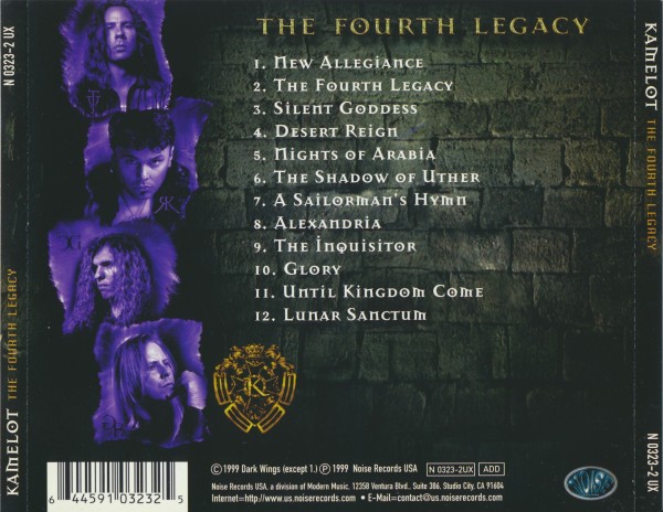 Kamelot - The Fourth Legacy (1999) (Lossless + mp3)