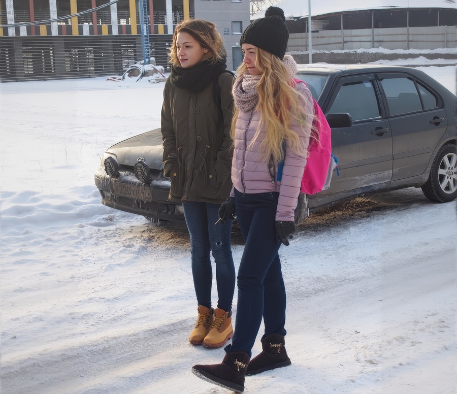 Olivia Devine, Sara Hilton Russian College Girls Turn Yoga into Lesbian Sex